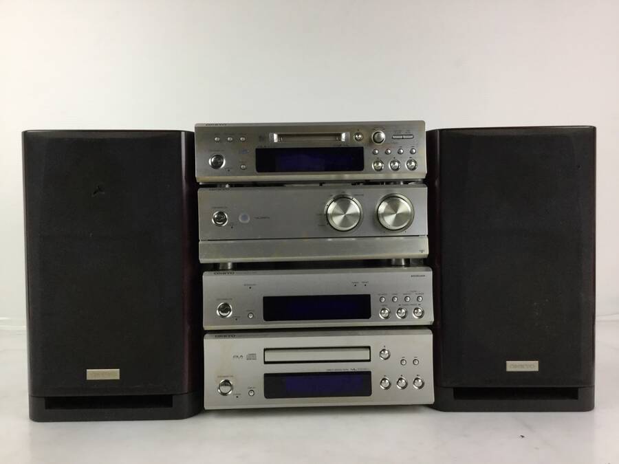 ONKYO A-933 ミニコンポ6点セット◇現状品 - ☆ ONKYO オンキョー T