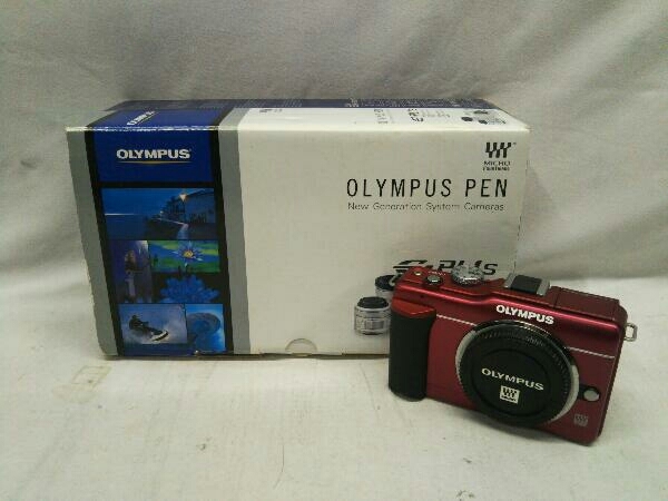 E-PL1s OLYMPUS Olympus Red Mirrorless PEN Pen Lens - Camera
