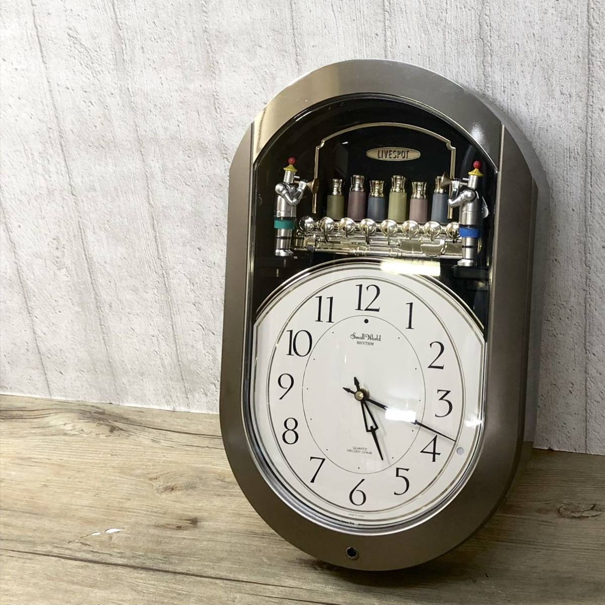 RHYTHM リズム時計 Small World スモールワールド LIVE SPOT ライブ