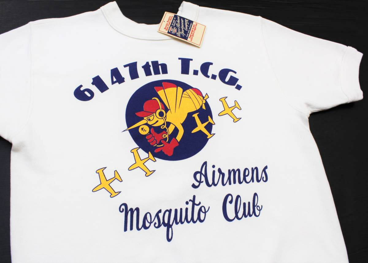 YTS68東洋Sバズリクソンズ 半袖 スウェットMOSQUITO CLUB U.S.エア 