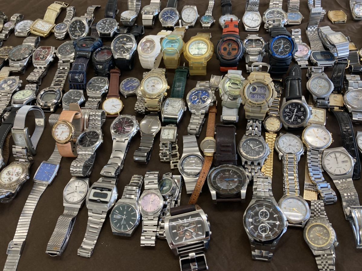 1円スタート ジャンク腕時計 100点以上 まとめ売り SEIKO／CITIZEN