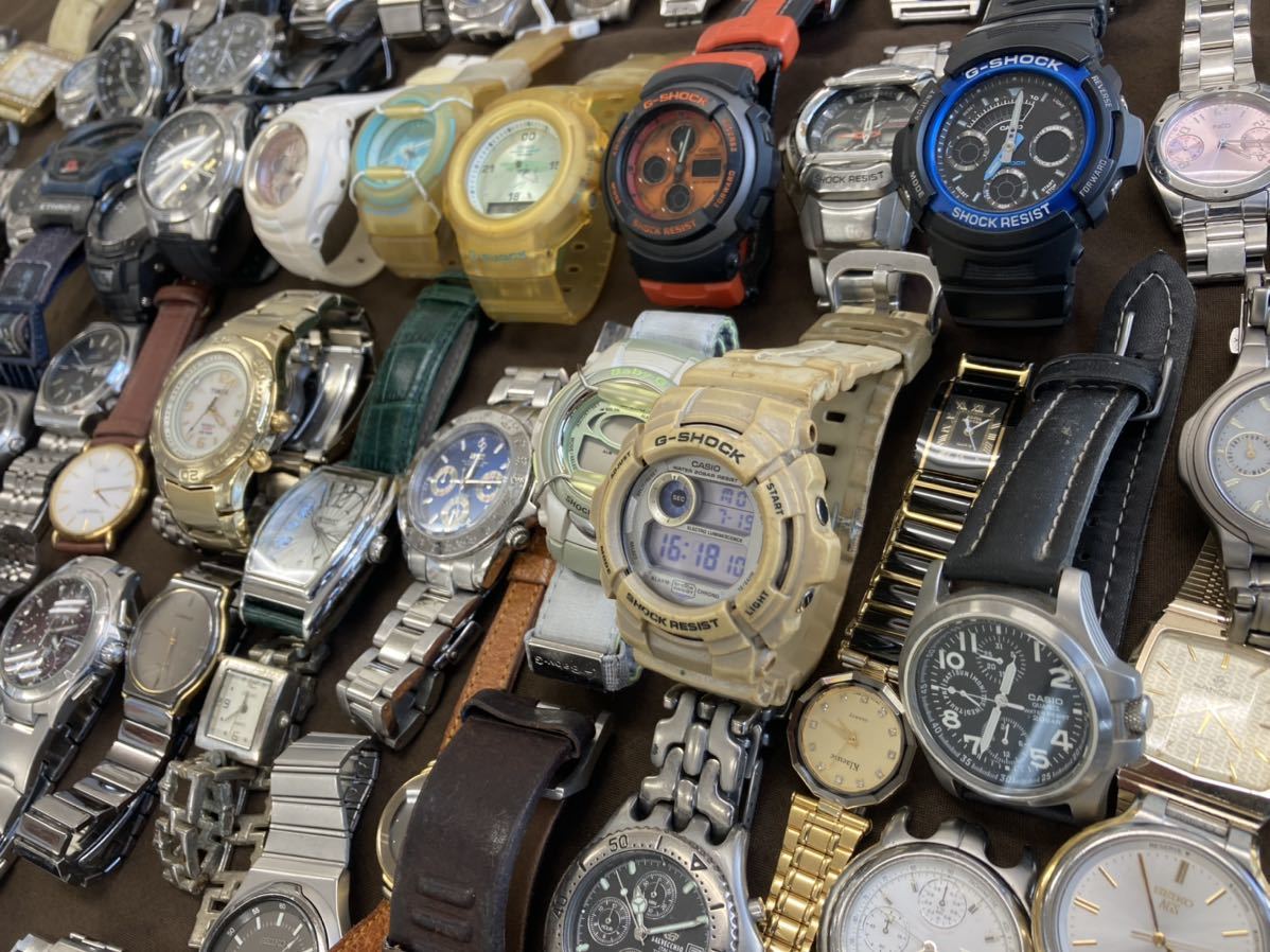 1円スタート ジャンク腕時計 100点以上 まとめ売り SEIKO／CITIZEN