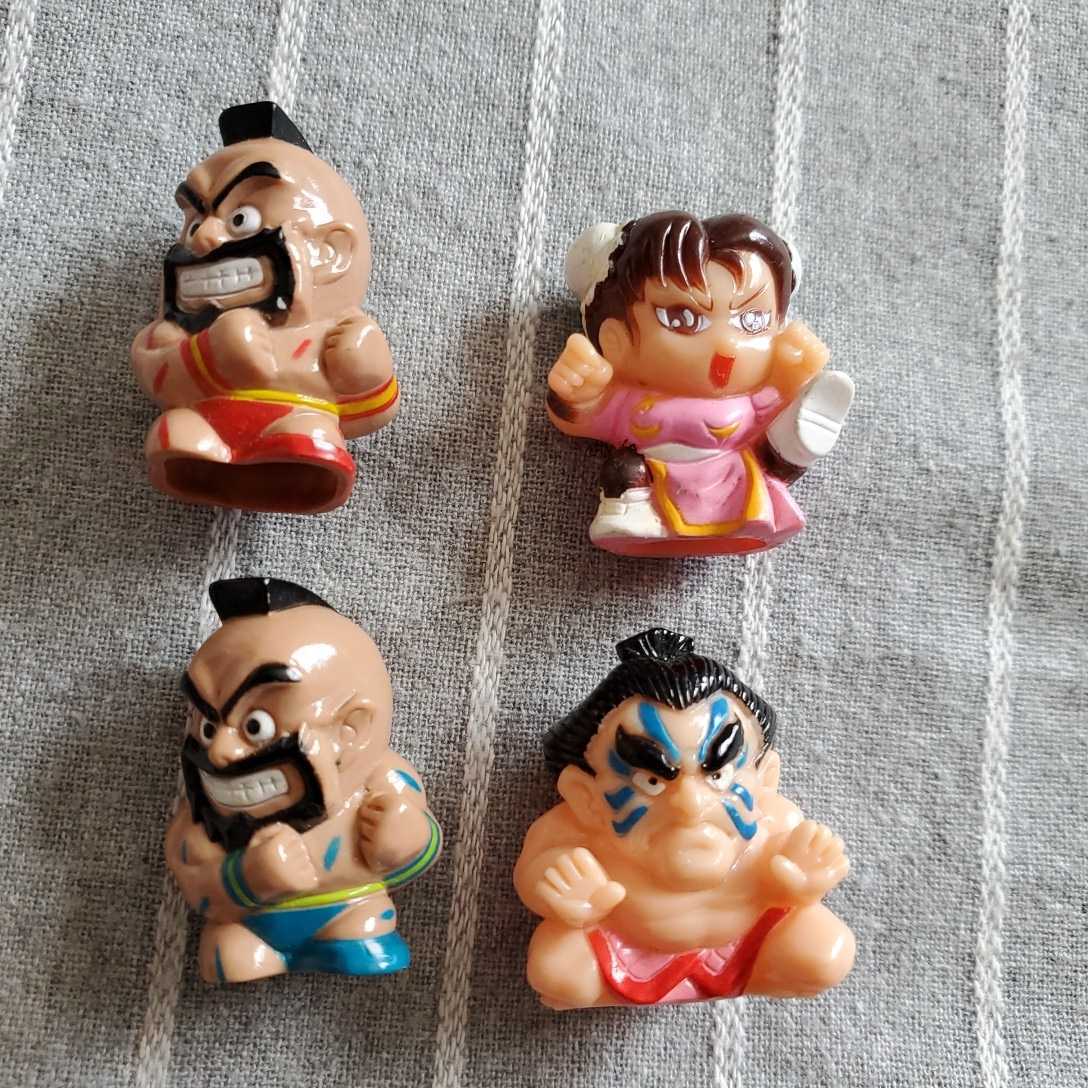 CAPCOM STREET FIGHTER Ⅱ 指人形 4種セット ／ ストⅡ ストリート 