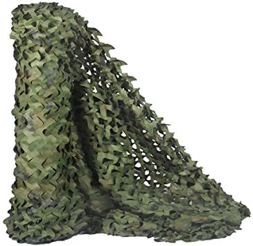 ウッドランド 4×5M TENCEN カモフラージュネット 迷彩ネット 偽装網