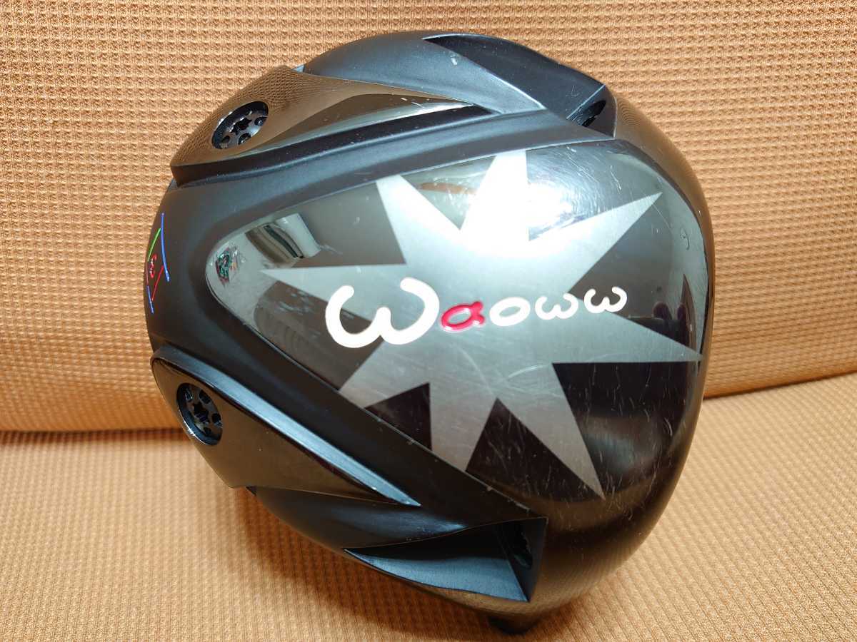 ☆waoww ワオ RV-555 ブラック black ドライバー 1w ヘッド ロフト11 