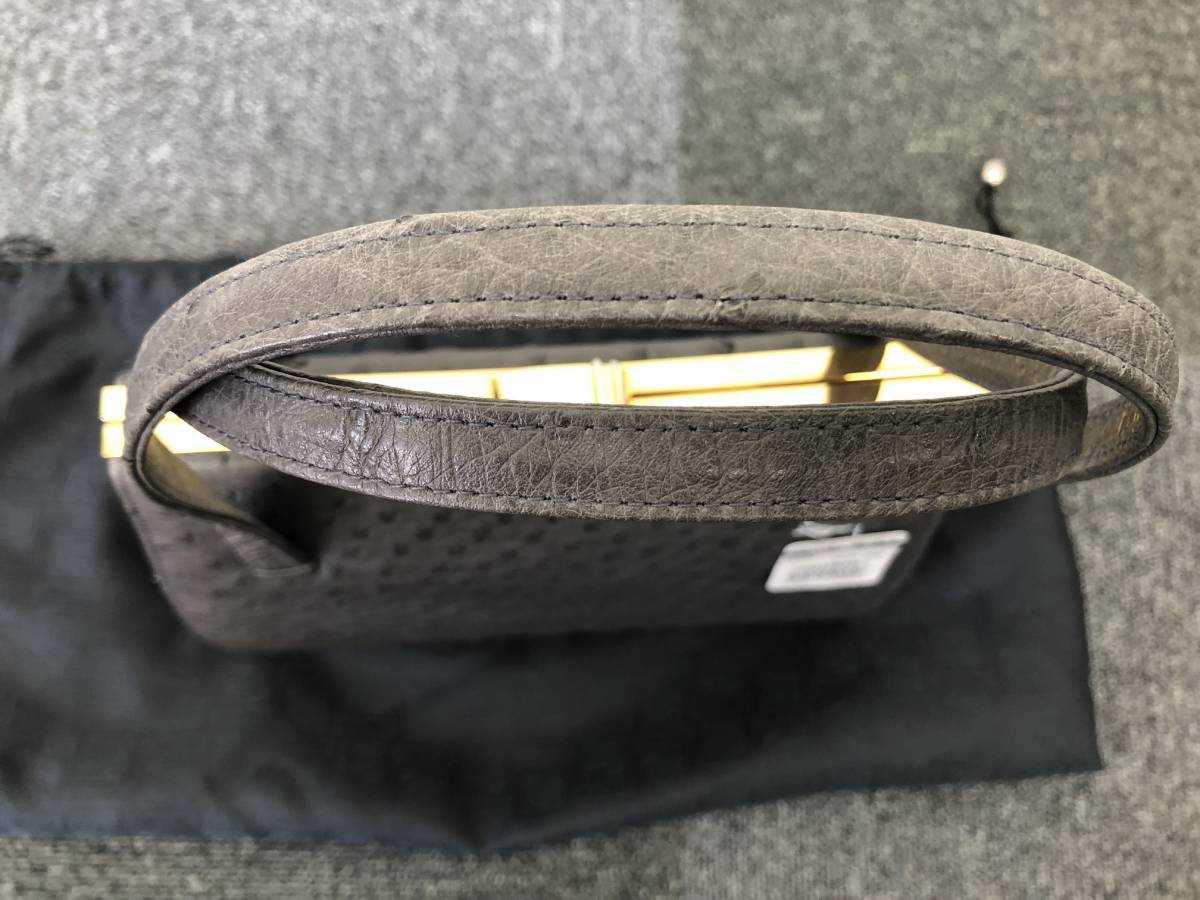 コンテス ハンドバッグ ショルダーバッグ COMTESSE オーストリッチ製