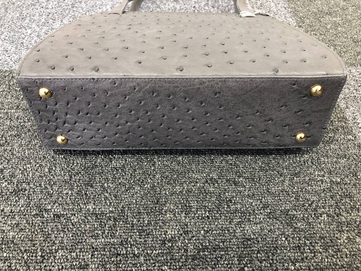 コンテス ハンドバッグ ショルダーバッグ COMTESSE オーストリッチ製