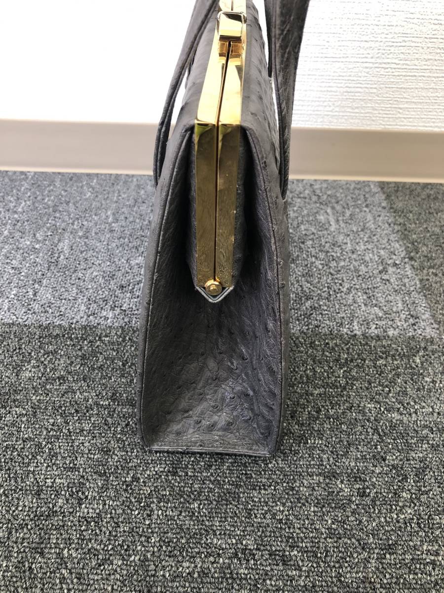 コンテス ハンドバッグ ショルダーバッグ COMTESSE オーストリッチ製