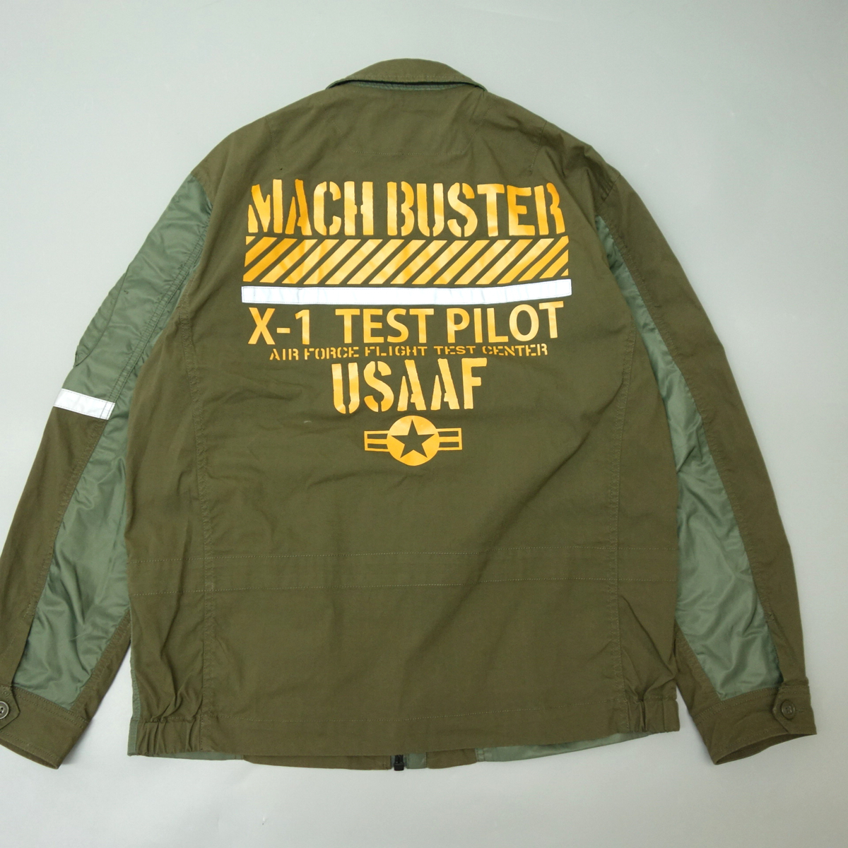 1円 美品 アヴィレックス AVIREX 6102178 MILITARY JACKET MACH BUSTER 