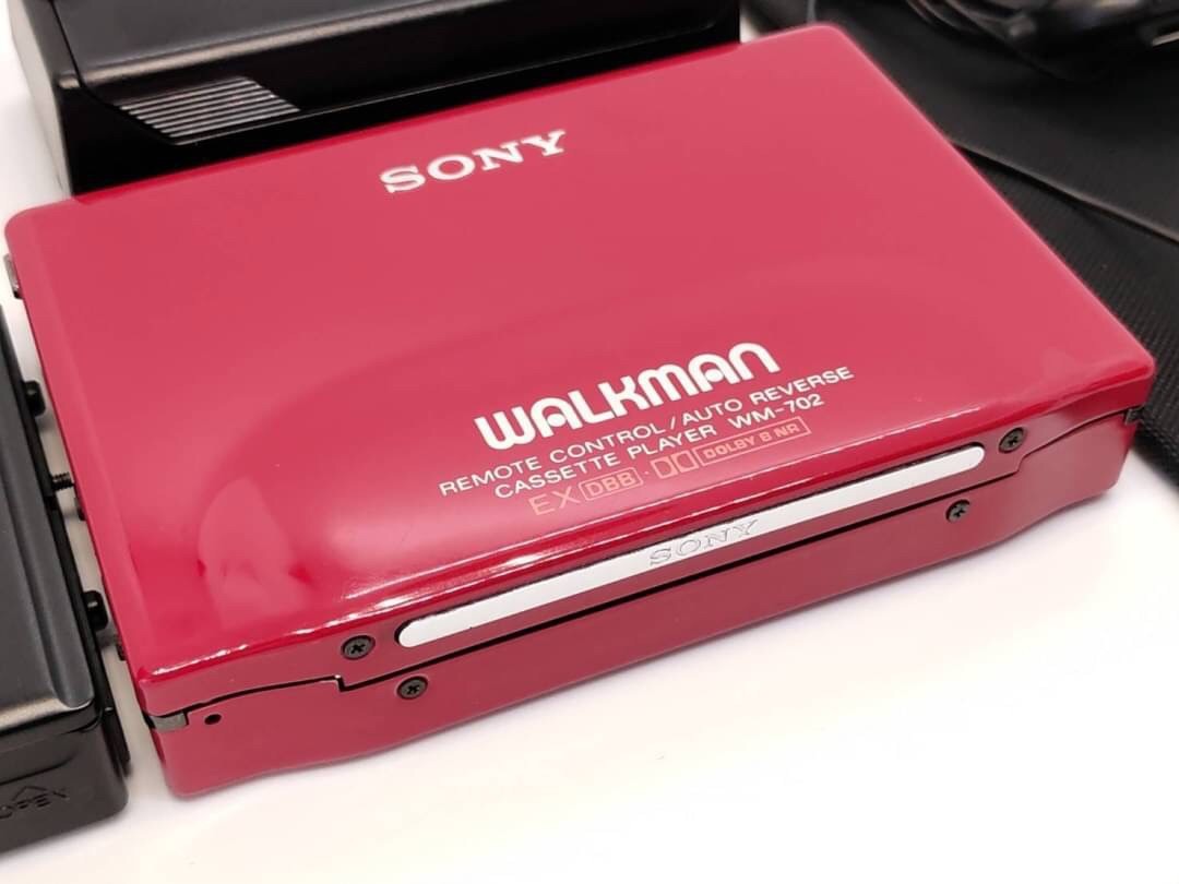 希少・ジャンク】SONY ウォークマン WM-702 レッド 赤 ソニー ・ SONY