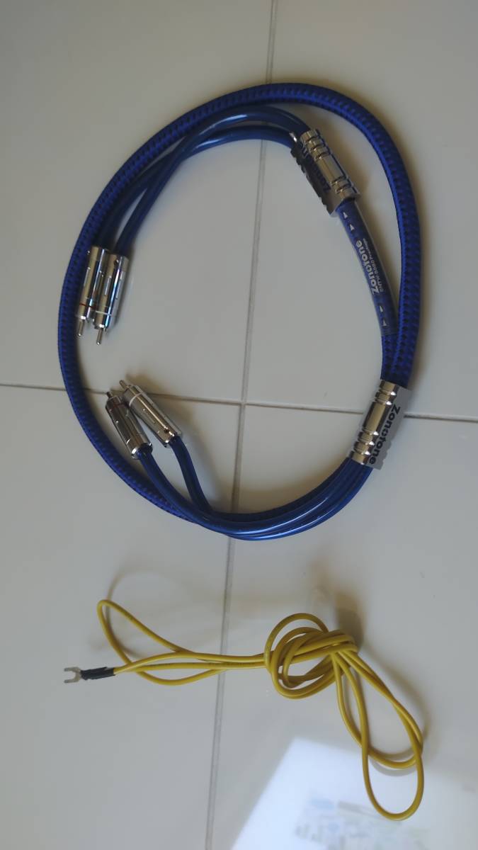 Zonotone ゾノトーン RCAオーディオケーブル USED 8NTW-8080 Prestage - ZONOTONE 高価買取 Zonotone 中古オーディオ