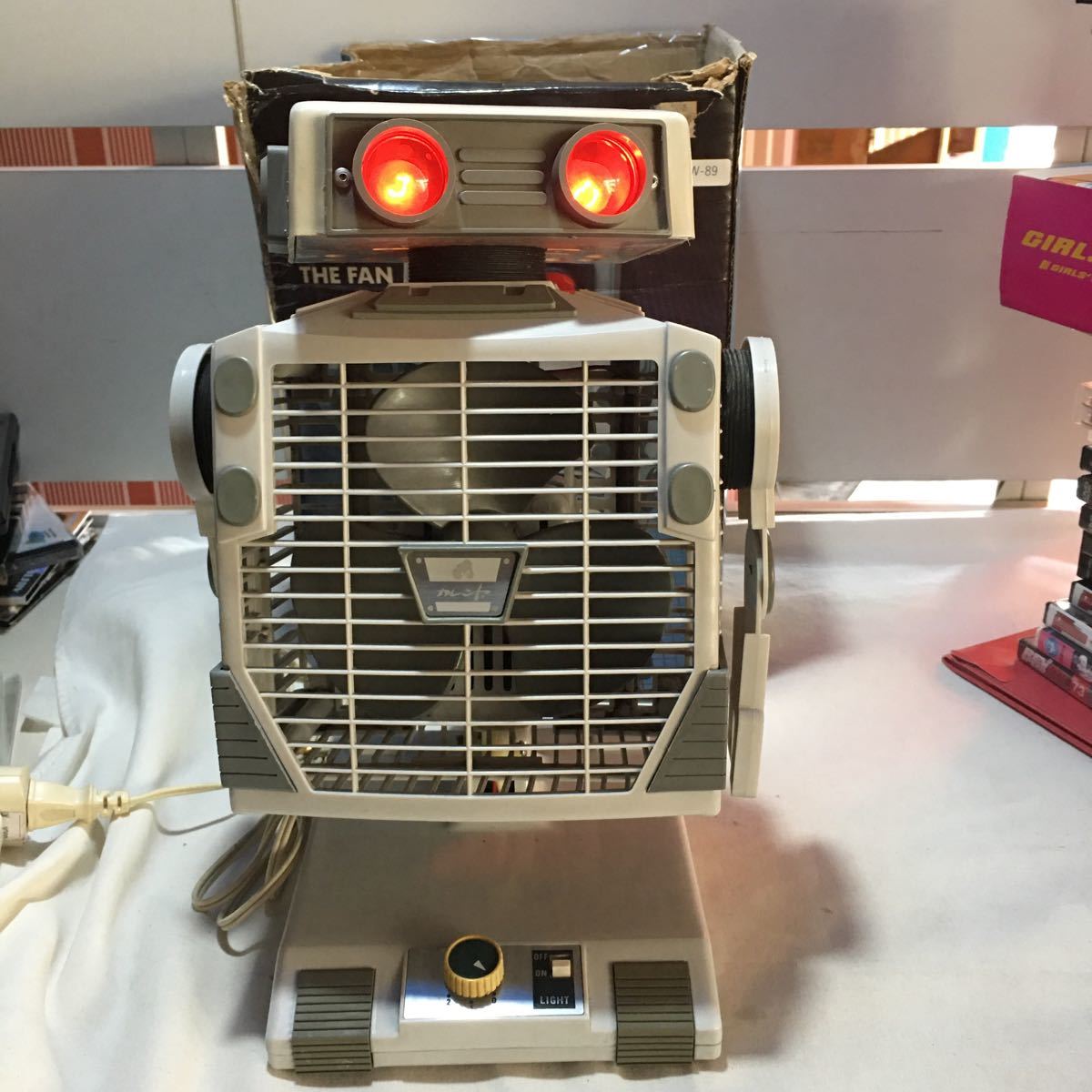 昭和レトロ 当時物 AIR ACE ロボット型扇風機 ROBOT THE FAN A2H73