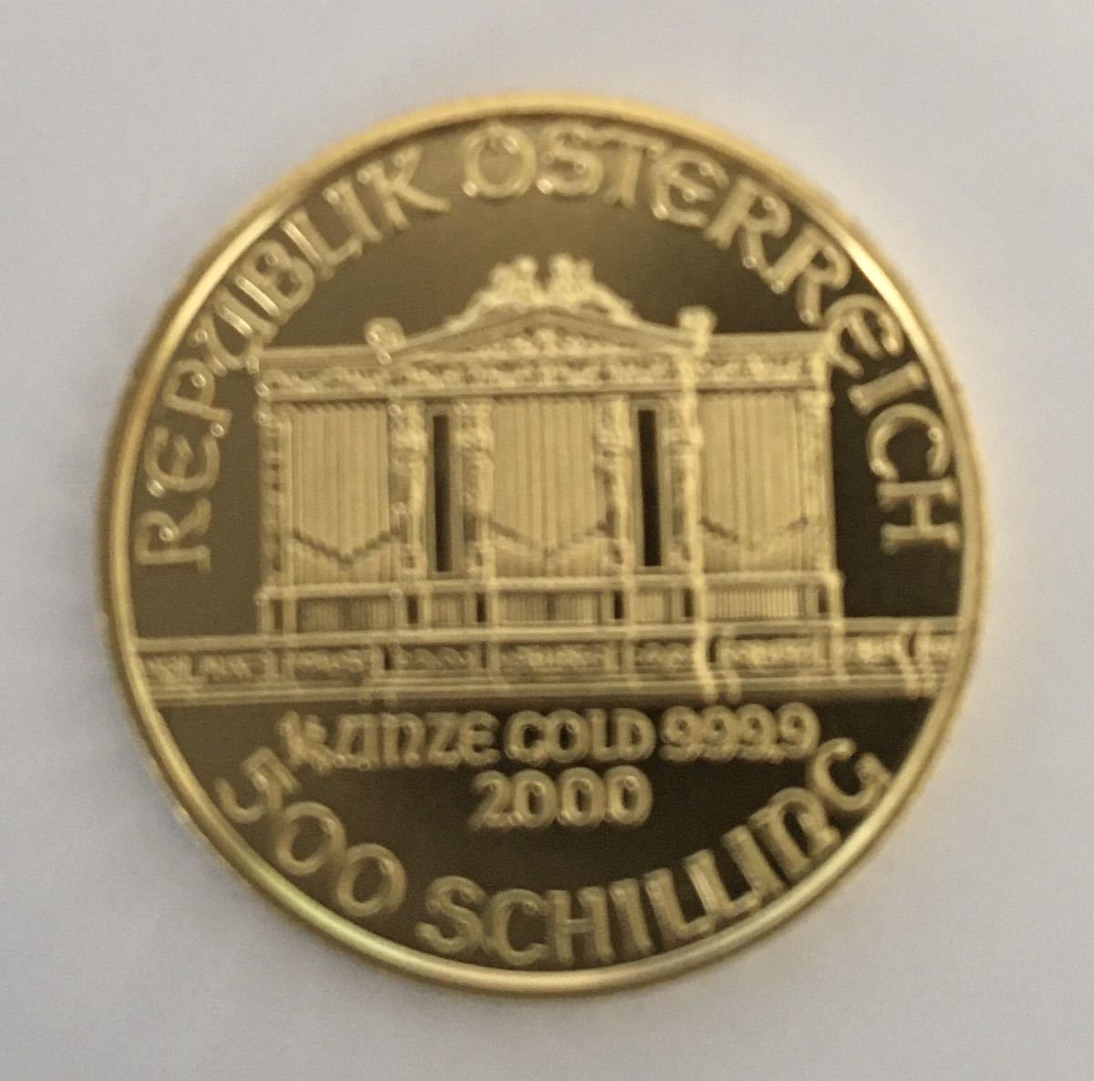 ウィーン金貨 オーストリア 1/4oz ウィーン・ハーモニー金貨 25ユーロ