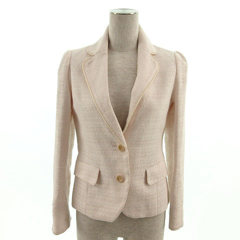 ハッシュアッシュ Hushush フォーマル スーツ セレモニースーツ ジャケット テーラードカラー シングル スカート ひざ丈 ピンクベージュ 2 女性用 売買されたオークション情報 Yahooの商品情報をアーカイブ公開 オークファン Aucfan Com