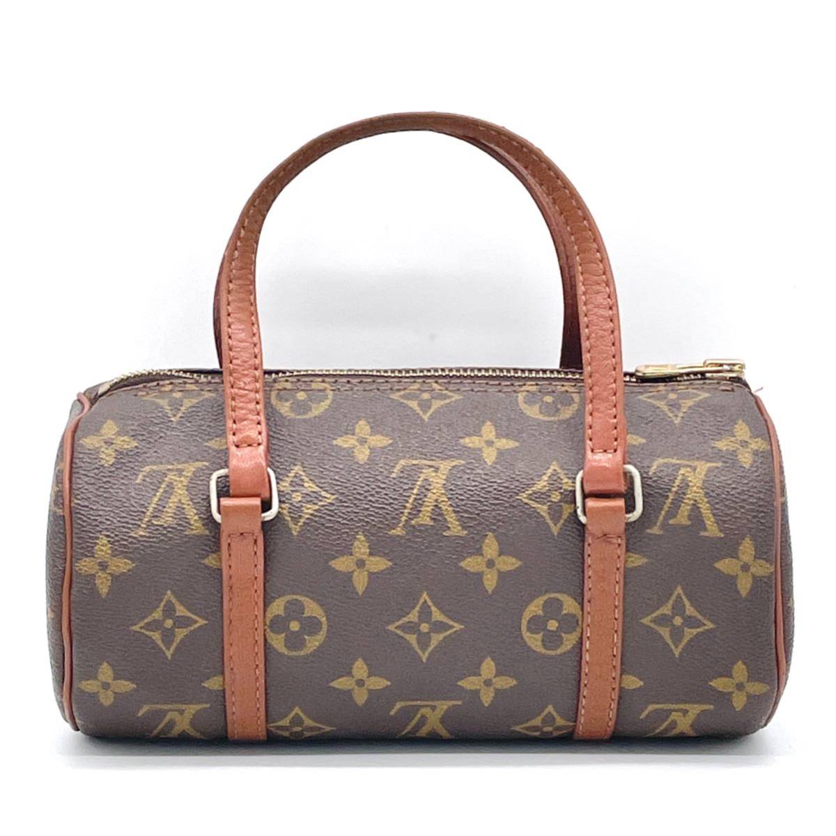 1円 稀少 LOUIS VUITTON ルイヴィトン モノグラム パピヨン19 ミニ 