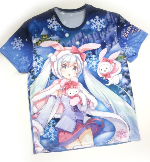 SNOW MIKU&HELLO KITTY Tシャツ Night（夜） / 北海道限定 初音ミク 