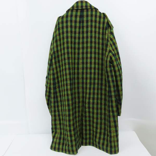 ☆MARNI/マルニ チェック柄 ウール ロングコート M05AA0040/56 /100 