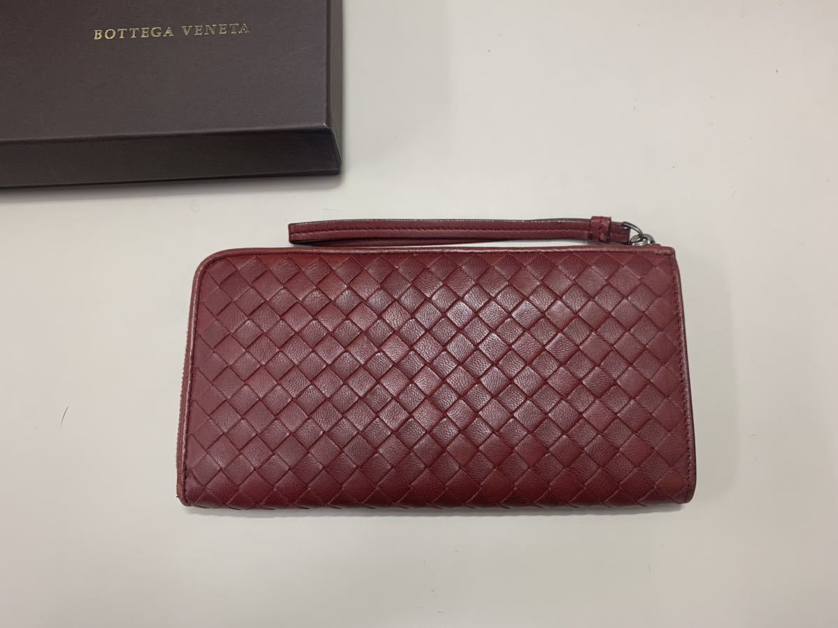 ボッテガヴェネタ 長財布 L字ファスナー 美品