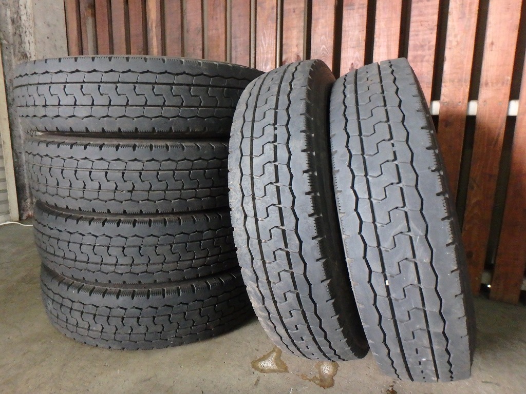 205/80R17.5 120/118 L LT ヨコハマ LT151 R 夏用トラックタイヤ6本 9