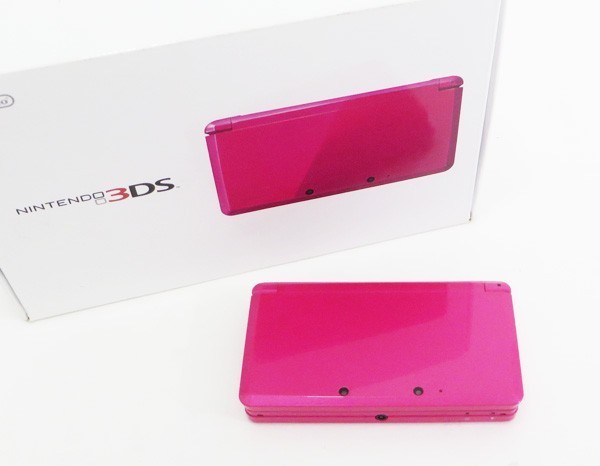 ○【任天堂】ニンテンドー3DS グロスピンク ○任天堂ニンテンドー3DS