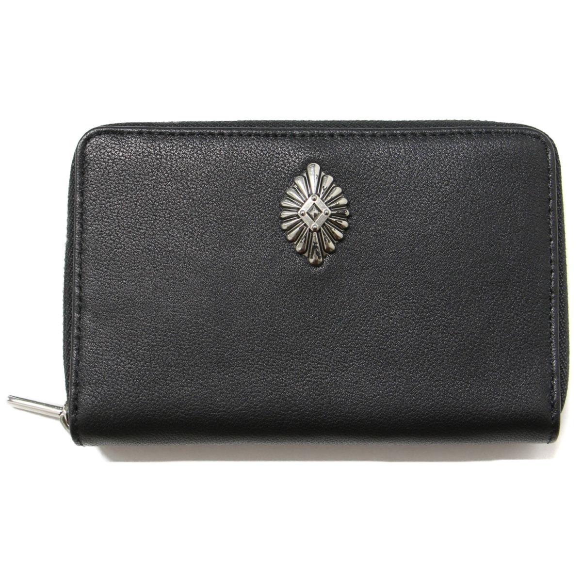 新品 BEAURE ヴュレ 財布 ウォレット ブラック 黒 21春夏 ラウンド 