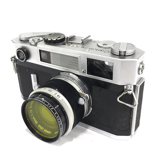 1円 Canon 7S レンジファインダー フィルムカメラ ボディ 50mm 1:1.8
