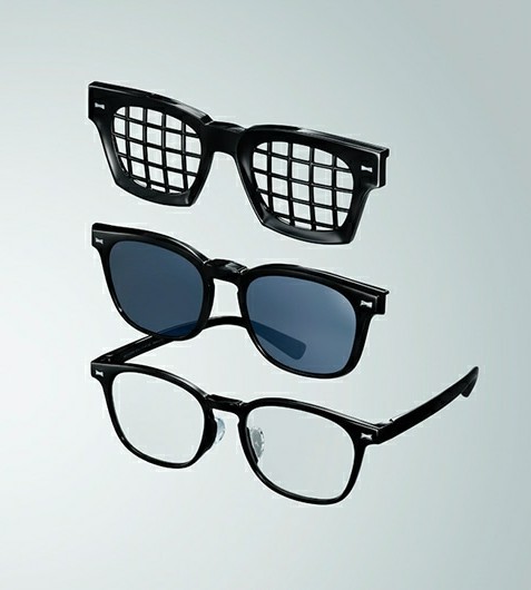 新品☆JINS＆SUN VERDY 限定 アイウエアスタンドセット VICK 眼鏡 Type