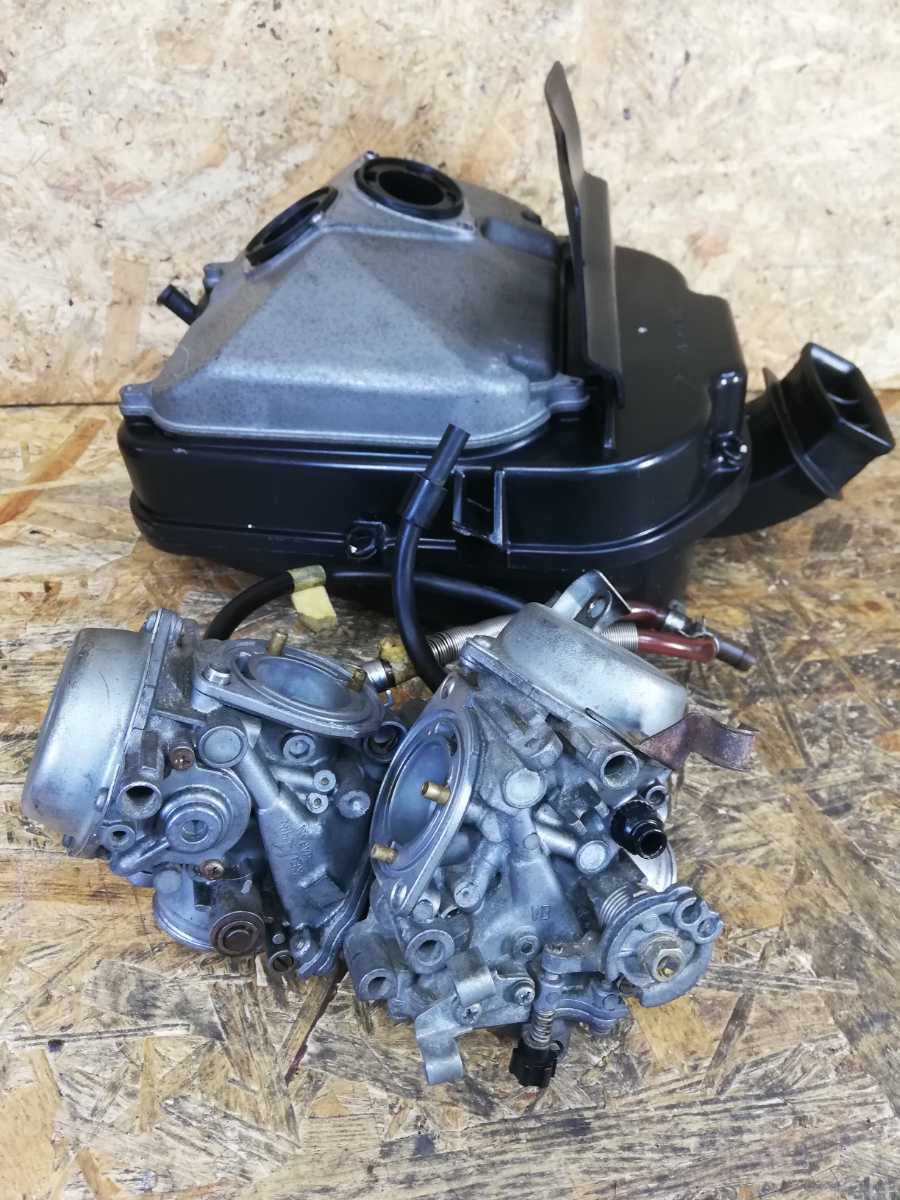 即配可 HONDA VTZ250/VT250F 純正吸気系セット キャブレター KEIHIN エアクリBOX MC15-106 検索#VTR250#MC08#インテグラ# B-75