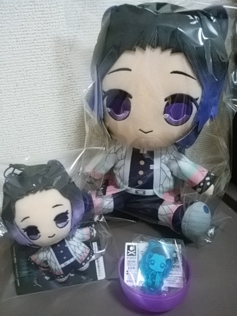 胡蝶しのぶ 鬼滅の刃 フリュー BIGぬいぐるみ マスコット ここみえアクリルフィギュア