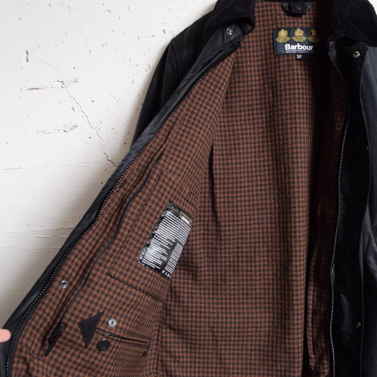 Barbour x AURALEE x スタイリスト私物 別注 SL BODER 裏