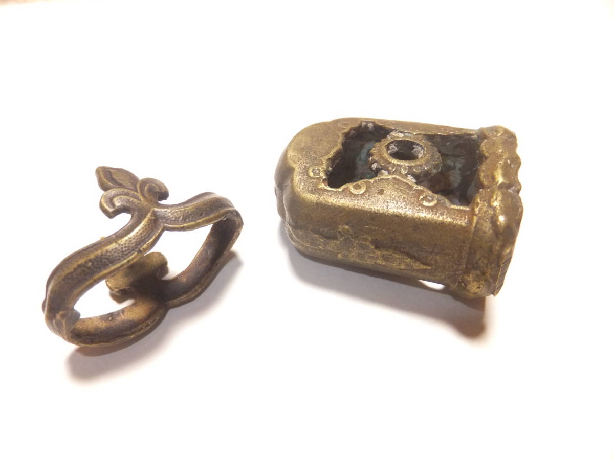 将校 軍刀部品 準 兜金/責金 2点 日本陸軍 九八式将校