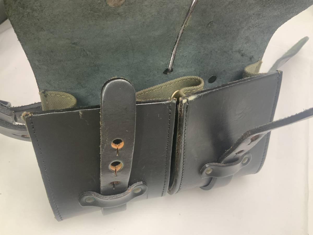 KADOYA カドヤ M.I.R SPEC TWIN CASE レザーベルトポーチ ブラック