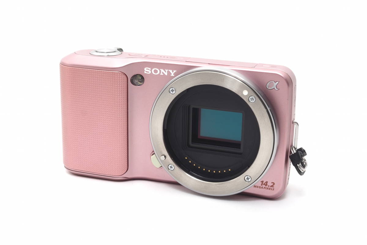美品】ソニー SONY NEX-3 ボディ ミラーレス ピンク 【公式通販】