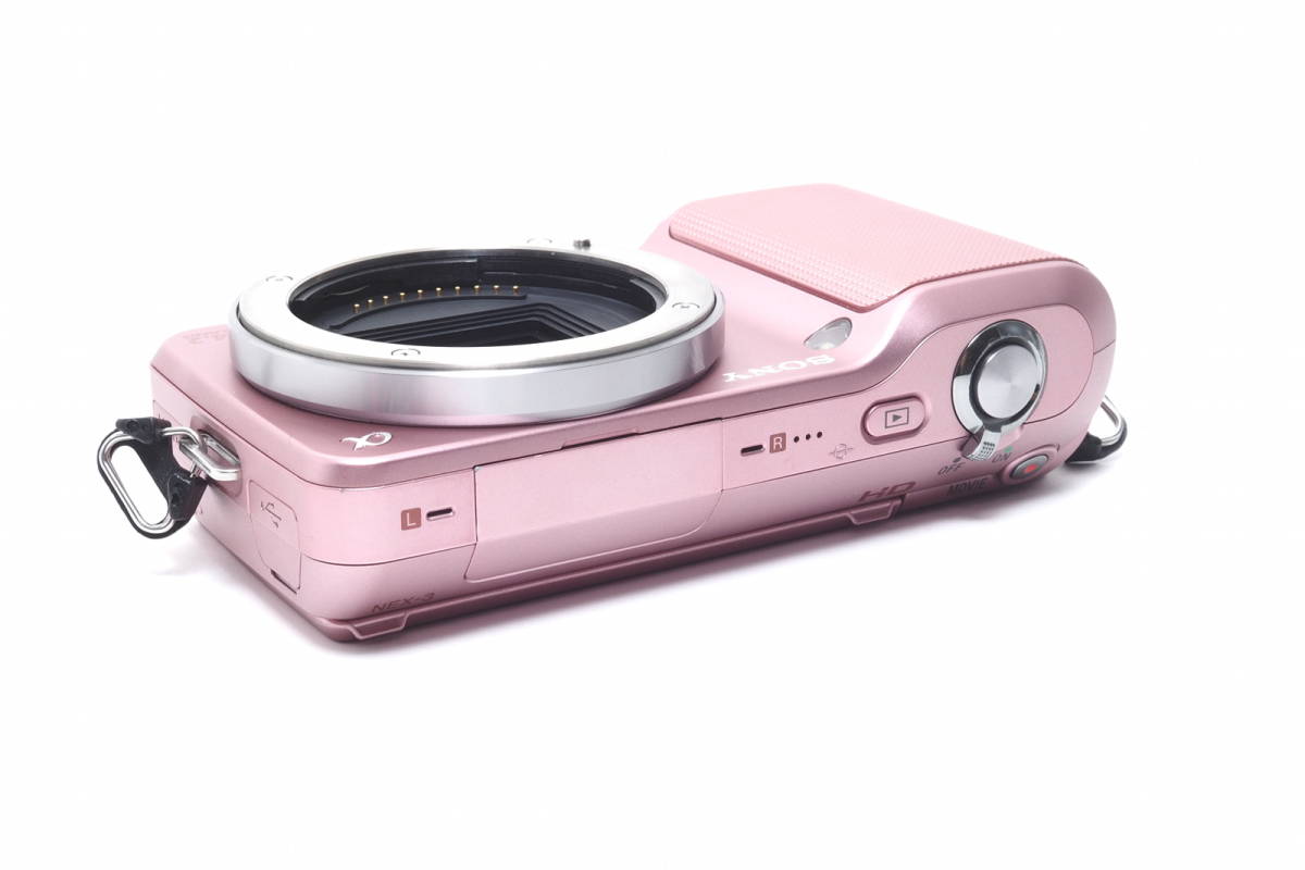 美品】ソニー SONY NEX-3 ボディ ミラーレス ピンク 【公式通販】