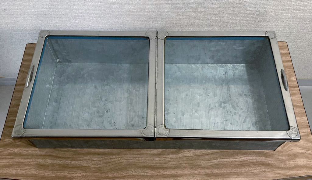 昭和レトロ 駄菓子屋 ショーケース a4 ブリキ ガラス ケース 陳列 店舗