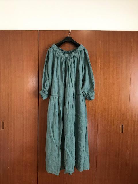 □完売 20SS 4万2900円 col pierrot オフショルダー リネン □完売 20SS 4万2900円 col pierrot オフショルダー リネン