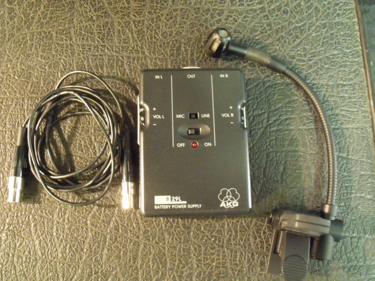 AKG コンデンサーマイク C519ML バッテリーパワーサプライ付き WEBSHOP