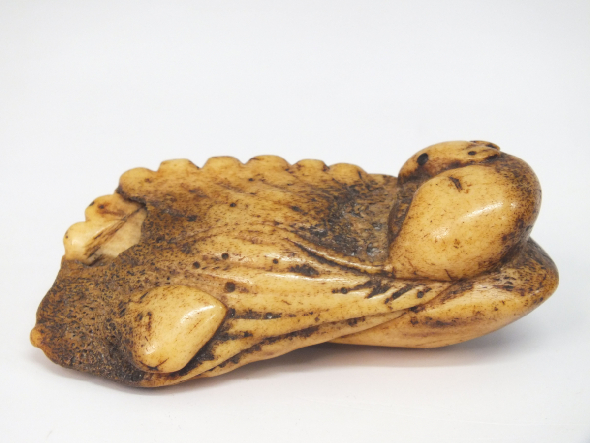 時代物 古珍材彫 細密鼠彫刻 根付 提げ物 骨董品/古美術品