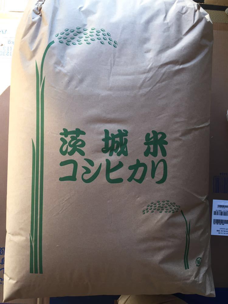 令和2年 茨城 茨城県産 JGAP認定農場 特別栽培米 こしひかり コシヒカリ 無農薬 30kg 低温貯蔵庫 玄米 米 白米