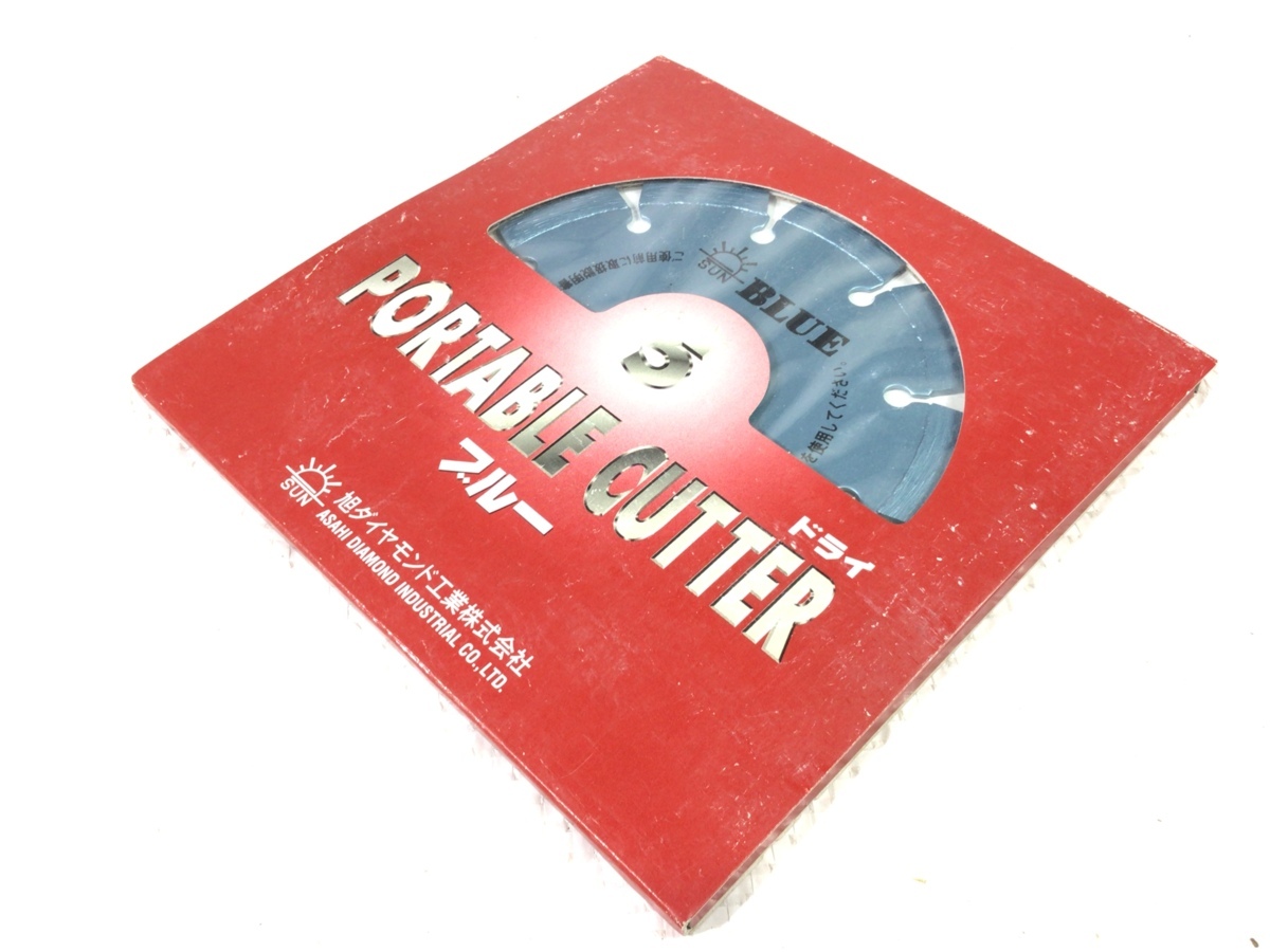 【送料無料☆未使用品オマケ付き♪】ASAHI DIAMOND 旭ダイヤモンド工業 ドライ ポータブルカッター ブルー 5 ×3枚 石材加工 乾式切断_6