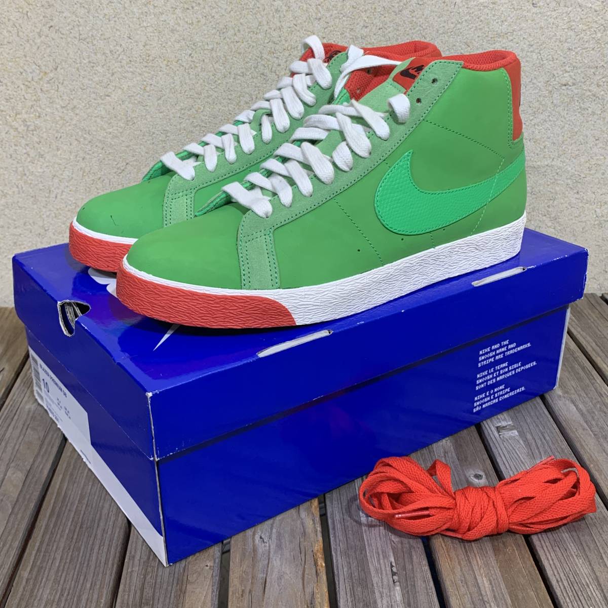 100%新品，新作登場 Nike BLAZER PREMIUM SB 10 28.0 国内正規品 箱付 314070 331 GREEN SPARK NIKESB deadstock ナイキ ブレイザー グリーンスパーク 緑(28.0cm)｜売買されたオークション情報、yahooの商品情報をアーカイブ公開 - オー 28.0cm