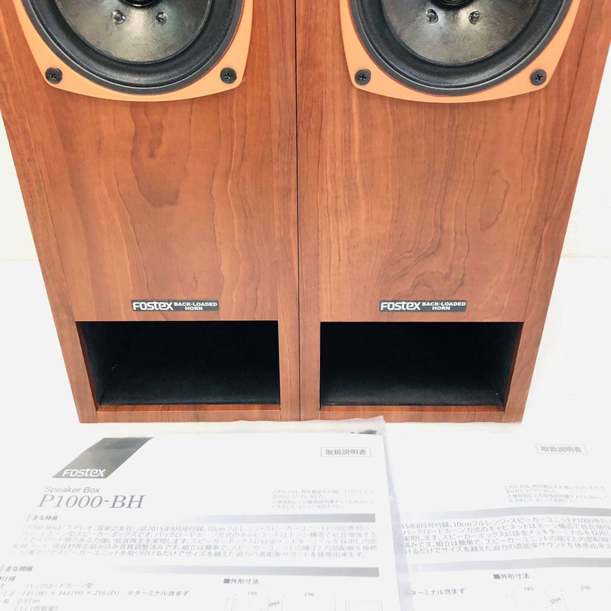 FOSTEX P1000-BH フォステクス スピーカー ペア NN4842 P1000-BH