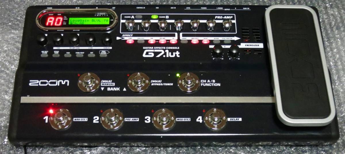ZOOM G7.1ut 真空管内蔵 ズーム マルチエフェクター ZOOM 【公式通販】