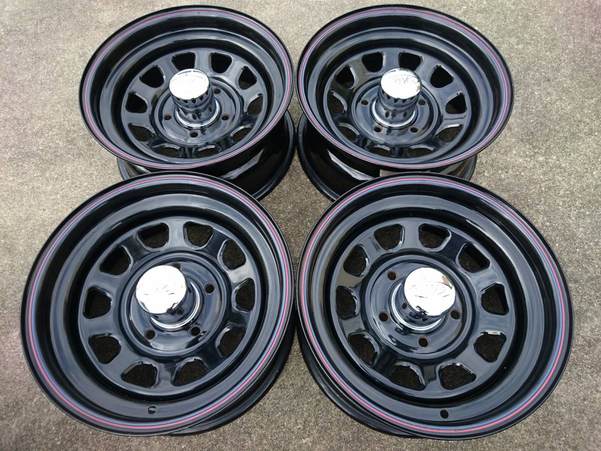 AWC デイトナブラック 7J 15インチ PCD127 5穴 5X5 MADE IN USA シボレー アストロ GMC サファリ 2WD