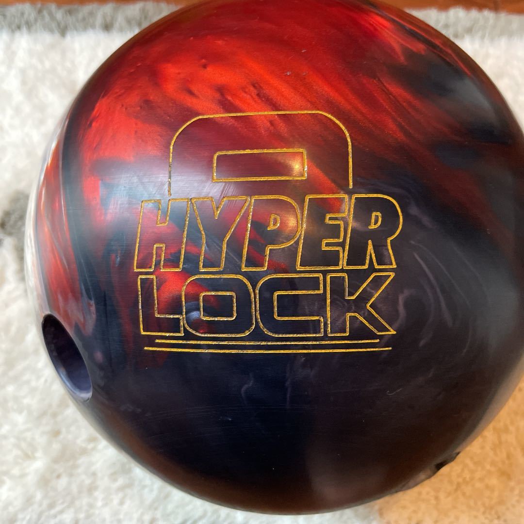 15ポンド - 美品 ストーム LOCK ボウリングボール ： 中古美品 ハイ