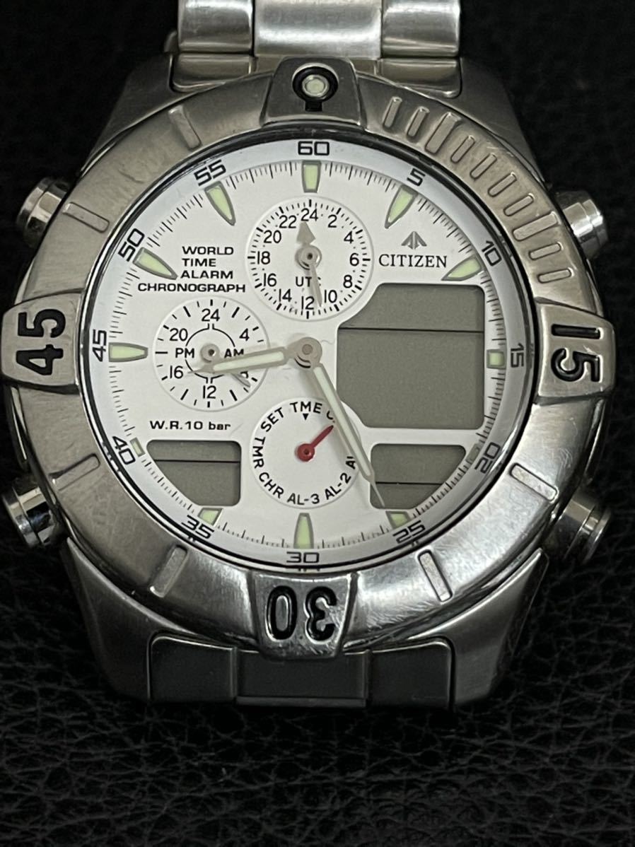 ジャンク扱い 電池切れ CITIZEN シチズン PROMASTER プロマスター GN-4 