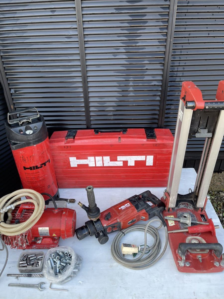 限定SALE，最新作 ヒルティ HILTI ダイヤモンドコアドリル DD130 セット 動作確認 貫通穴 ヒルティ 真空ポンプ 給水タンク付き スタンド(本体)｜売買されたオークション情報、yahooの商品情報をアーカイブ公開 - 振動ドリル、コアドリル