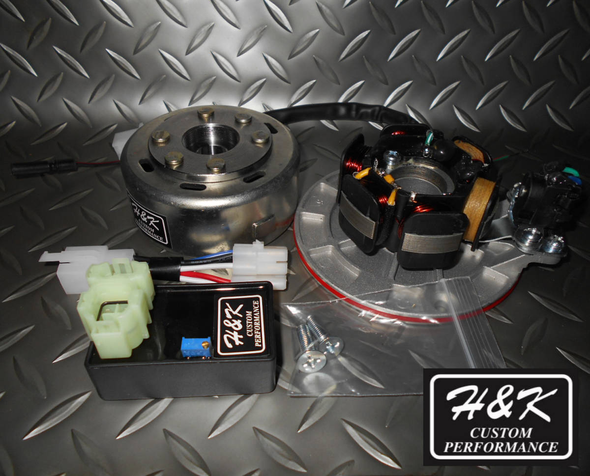◇12V モンキーなどに 軽量 アウターローター 半波 ストリート仕様 