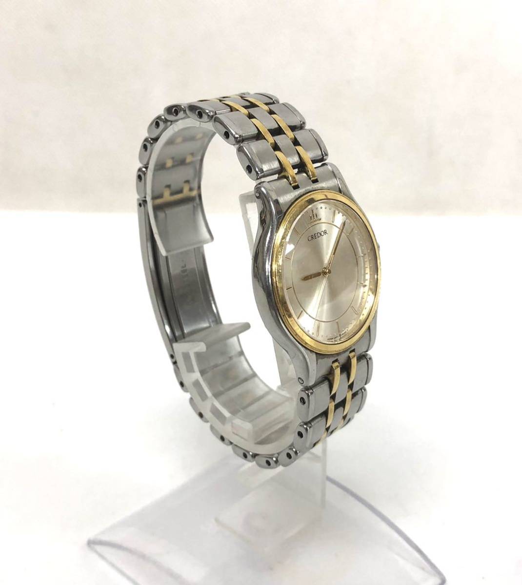 SEIKO セイコー クレドール 9571-6020 18KTベゼル メンズ クオーツ