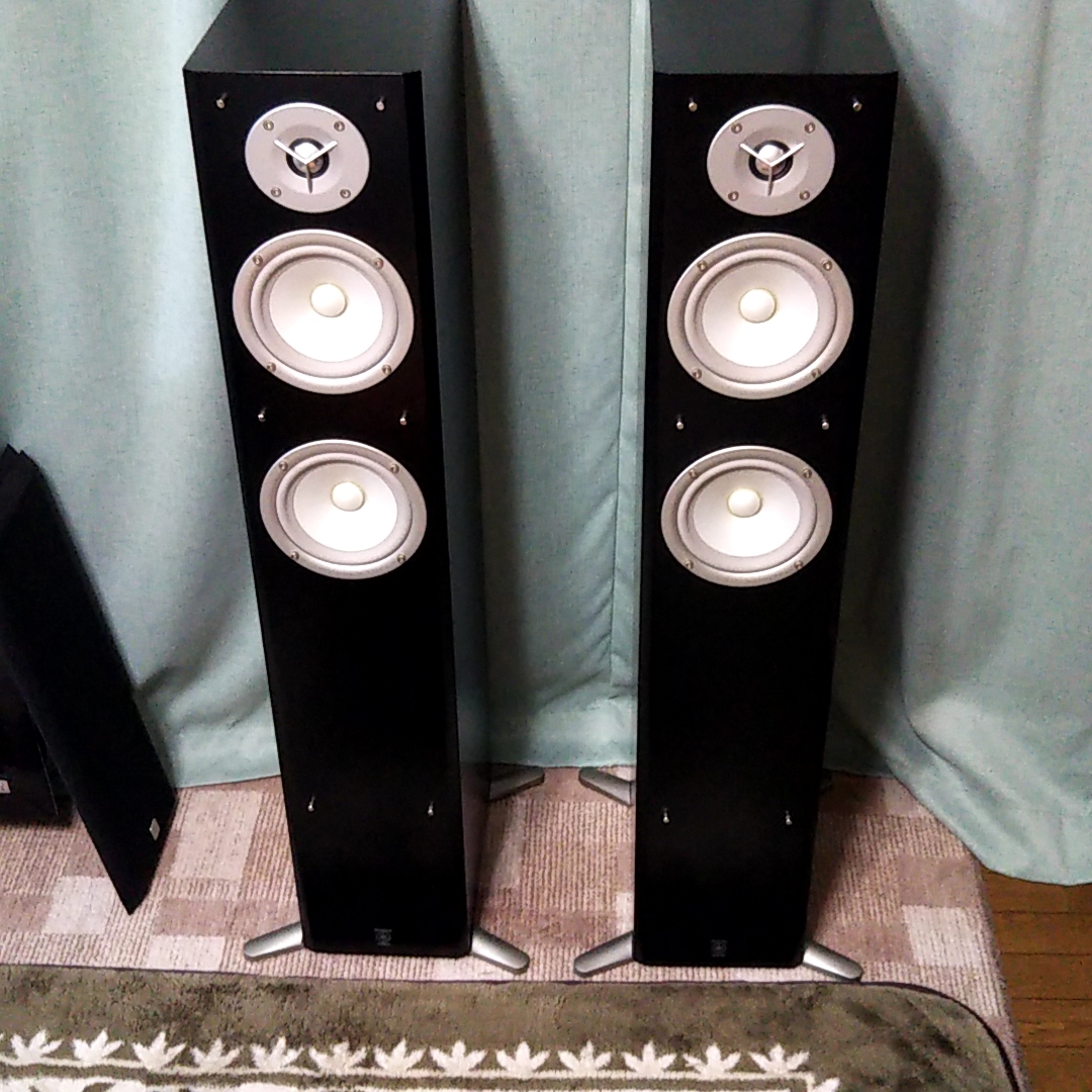 ★良品 3ヶ月間動作保障品★YAMAHA NS-325F/綺麗極上品/トールボーイ型スピーカー/ブラック ペア★ 美品